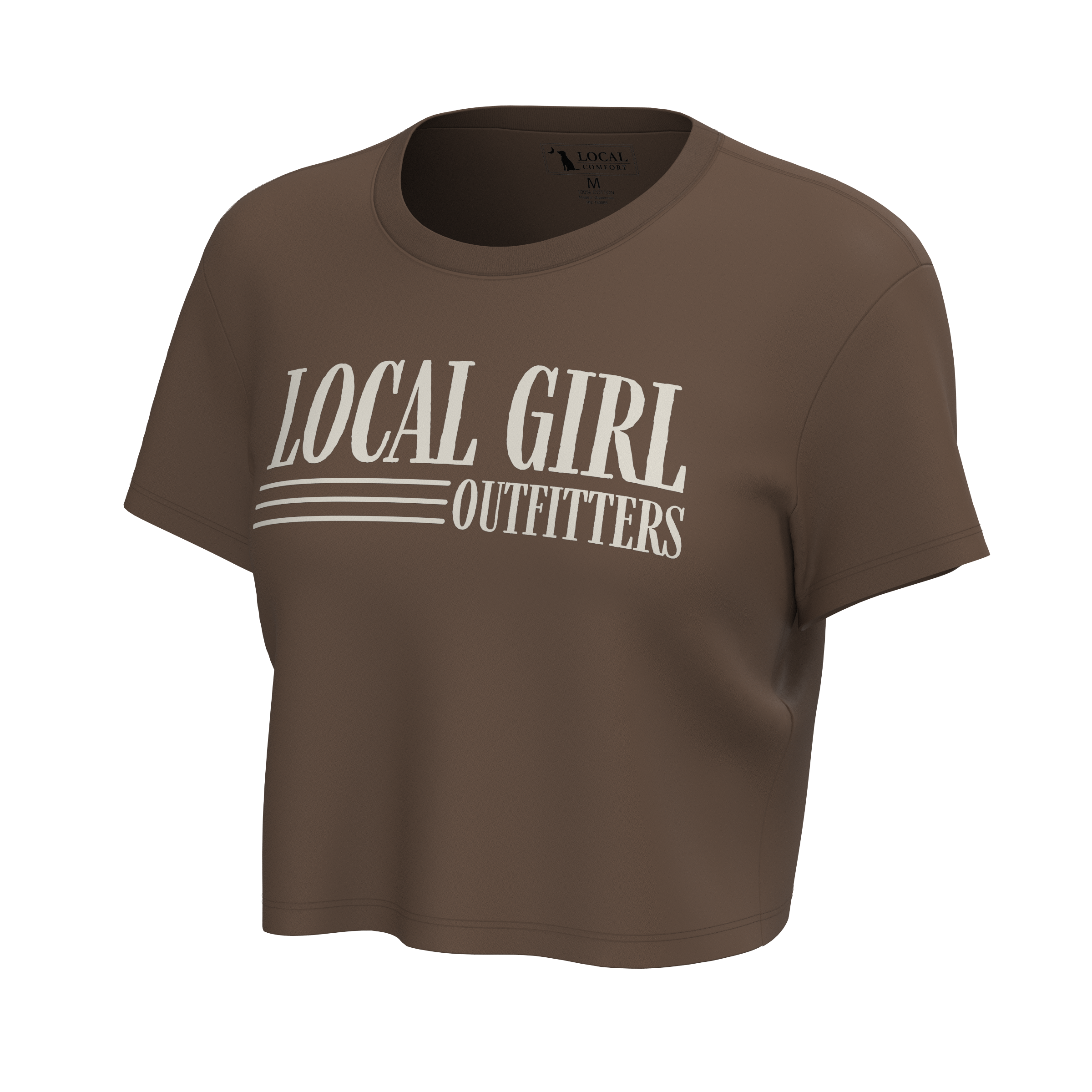 LG Farmhand Graphic Crop SS Tee - Espresso