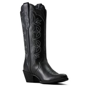 Ariat Women's Heritage Blossom J Toe Western Boot - Black