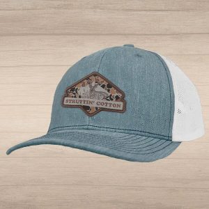 Diamond Buck Patch Hat - Grey/White