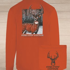Autumn Alert LS Tee - Orange Spice