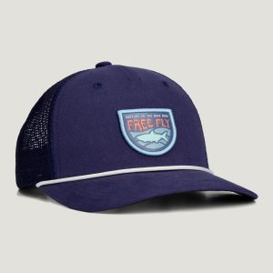 Youth Blue Edge Trucker Hat - Deep Navy