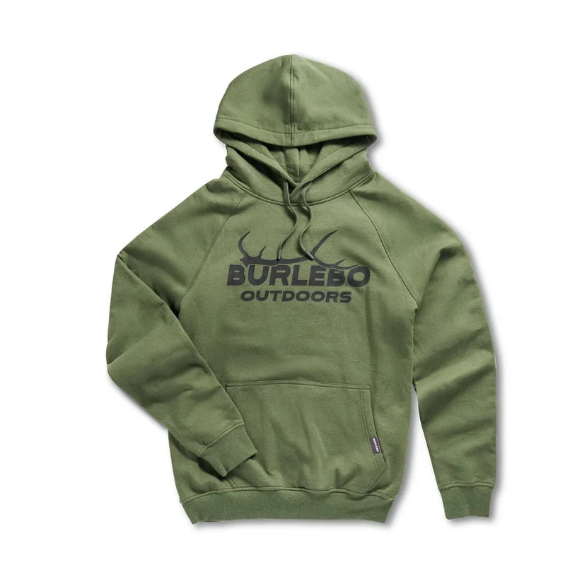 Elk Horn Hoodie - Olive