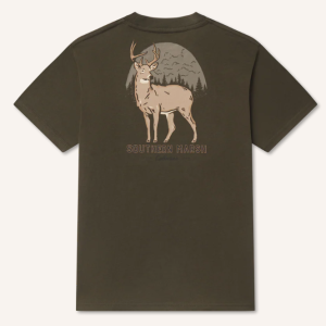 Youth Eight Point SS Tee - Dark Olive