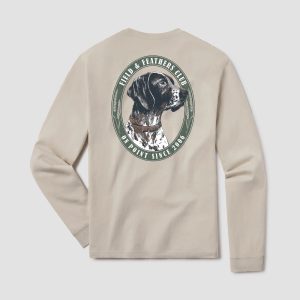 Field And Feathers Tee - Taupe