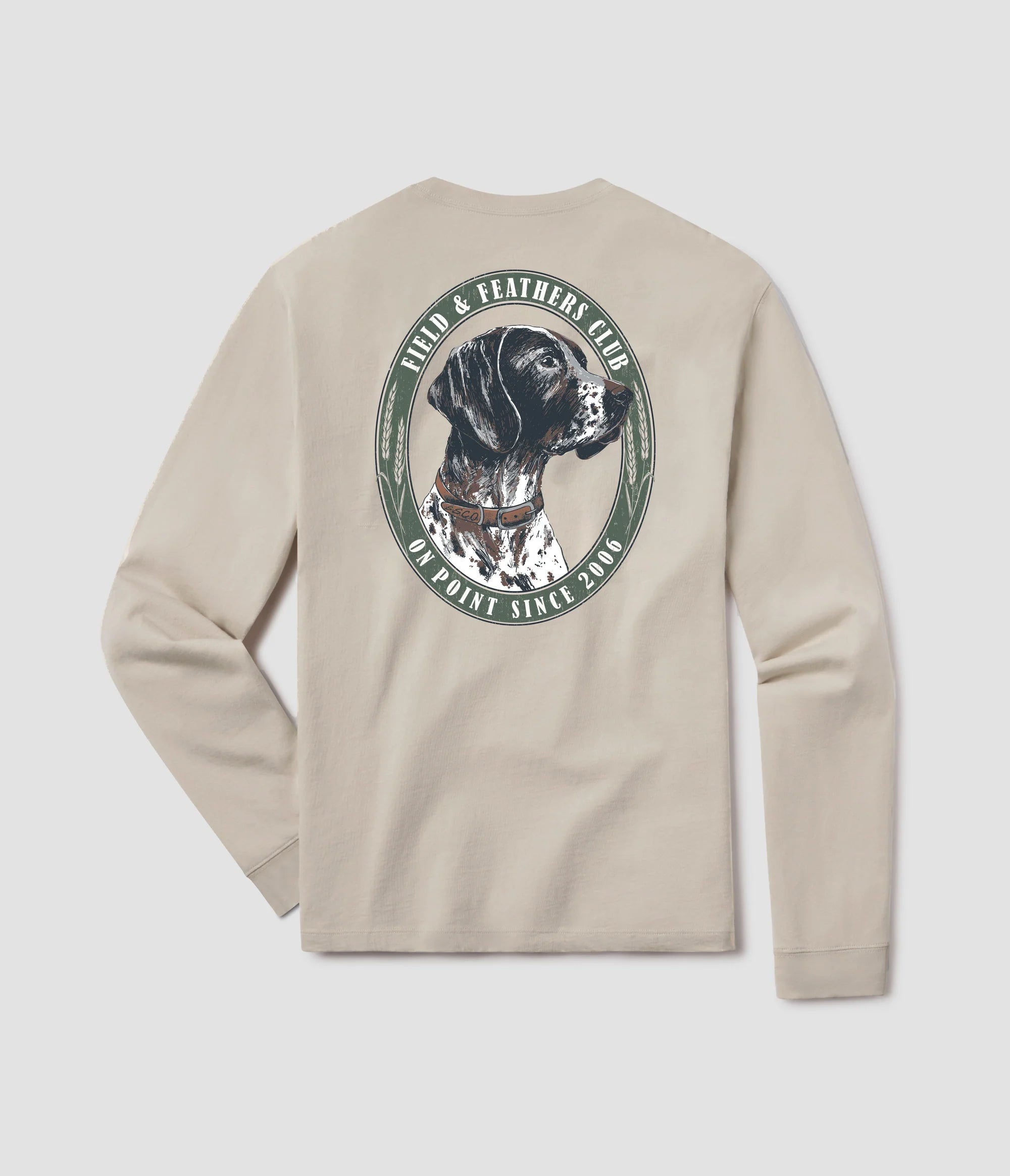 Field And Feathers Tee - Taupe