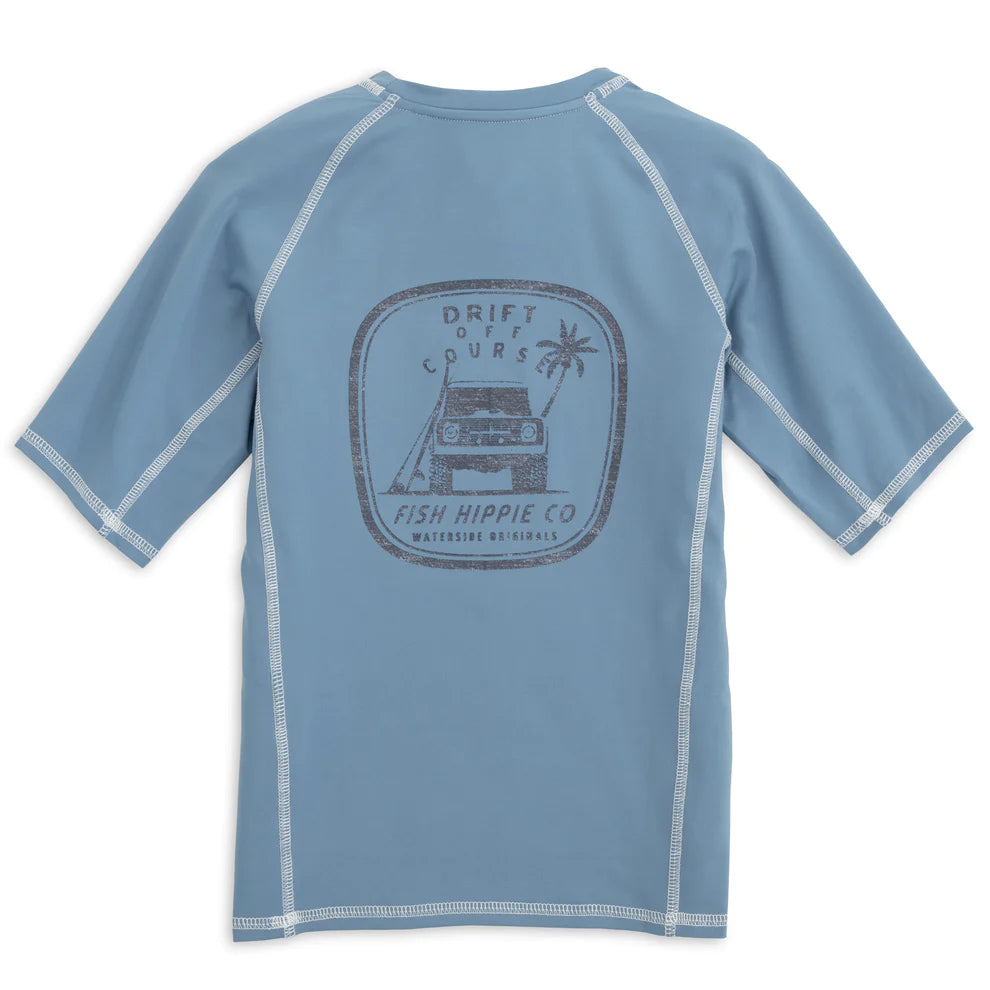 Youth Wave Hugger Rash Guard - Sailor