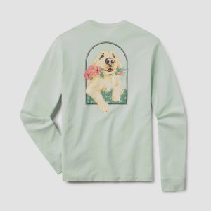 Floral Fetch Tee - Cool Mint