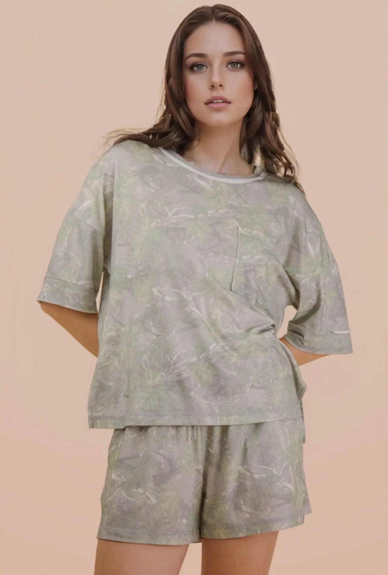 Camo Casual Knit Set