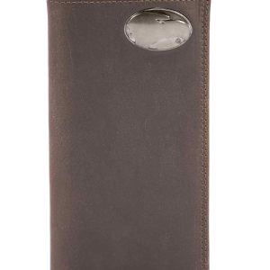 Wrinkle Leather Roper Wallet - Georgia Southern Concho