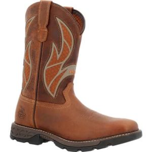 Carbo-Tec Flex Pull On Work Boot - Brown