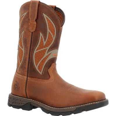 Carbo-Tec Flex Pull On Work Boot - Brown