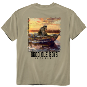 Bigfoot Marsh Boat Tee - Sand