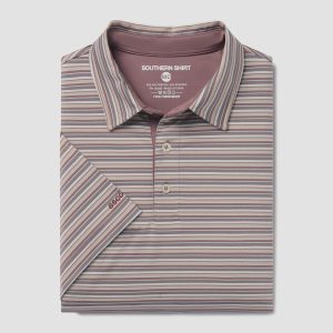 Grant Stripe Polo - Mesa