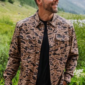 Cotton Twill Button Up - Gauge Camo