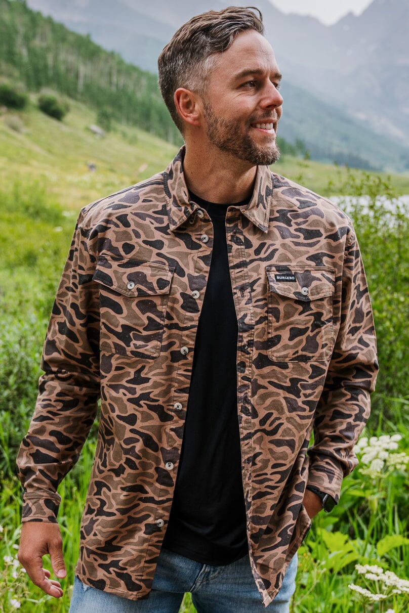 Cotton Twill Button Up - Gauge Camo