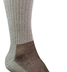 Two Pair Georgia Boot Dry Knit Crew Socks (U.S.A. Made) - Large
