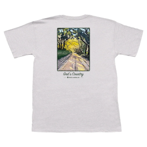 God's Country Short Sleeve Pocket Tee - Light Grey