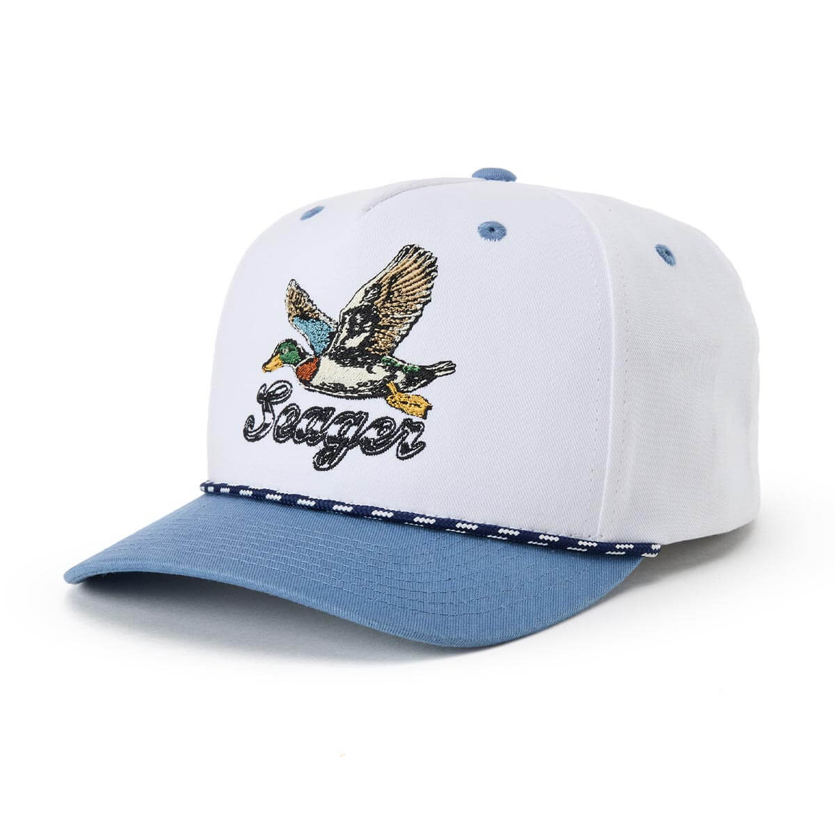 Greenhead Snapback White & Blue