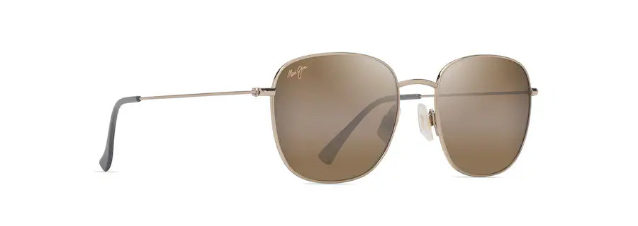 ‘Ōlali Asian Fit Shiny Light Gold with Greyish- Green w/ HCL® Bronze Lenses