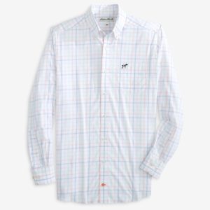 Hadley Performance Button Down - Shoreline Plaid
