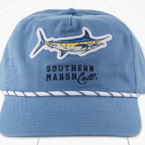 Ensenada Rope Hat - Marlin Patch Light Blue