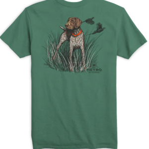 Pointer in Field Tee- Frosty Spruce