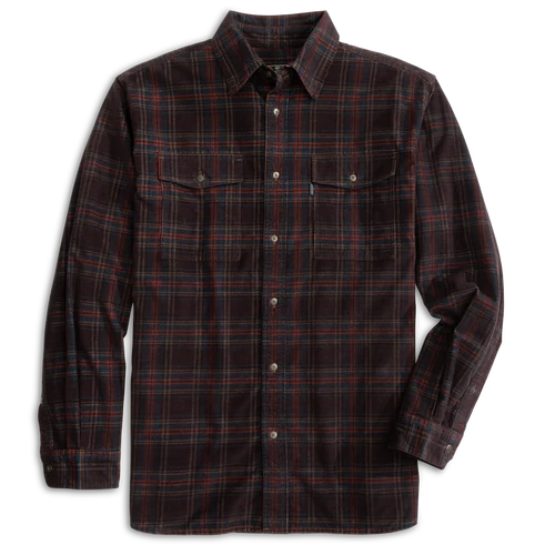 Darden Corduroy Shirt - Mahogany