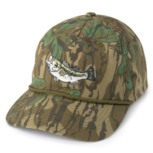 Bass 5-Panel Rope Hat - Greenleaf Camo