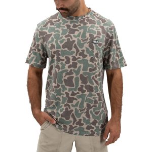 Migrator Performance Tee - Marsh Green Camo