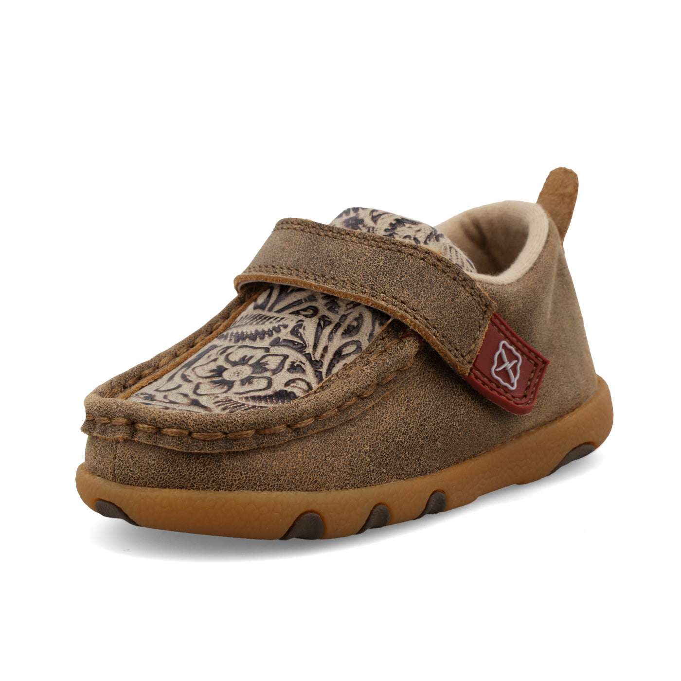 Infant Driving Moc - Nude Print