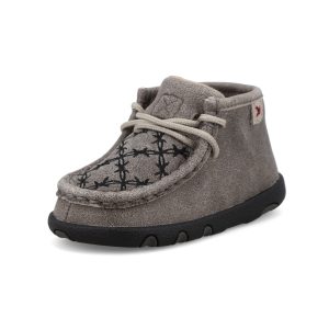 Chukka Driving Moc - Grey & Black