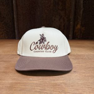 Two Tone Rodeo Golfer Hat Brown
