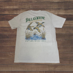 Dallas Wayne Field Tee - Marsh Flight - Sandstone