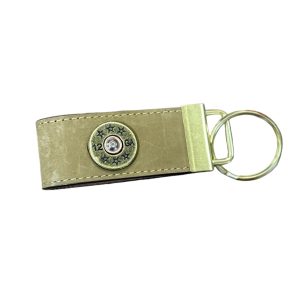 Crazyhorse Leather Key Fob - Shotshell Concho