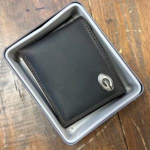 Light Brown Crazy Horse Bifold Wallet - UGA