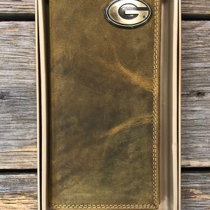UGA Vintage Tan Roper Wallet