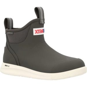Women's 6 in Ankle Deck Boot Sport - Dark Gull Gray