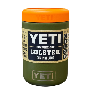 12 oz Colster - Olive / King Crab Orange