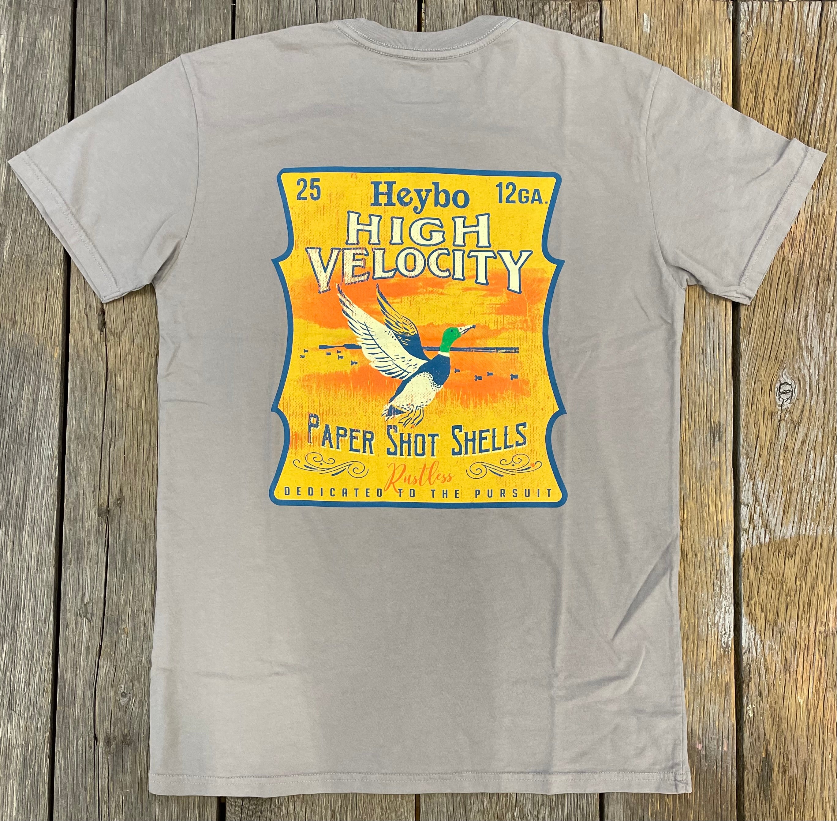 Shotshell Box Tee - Silver