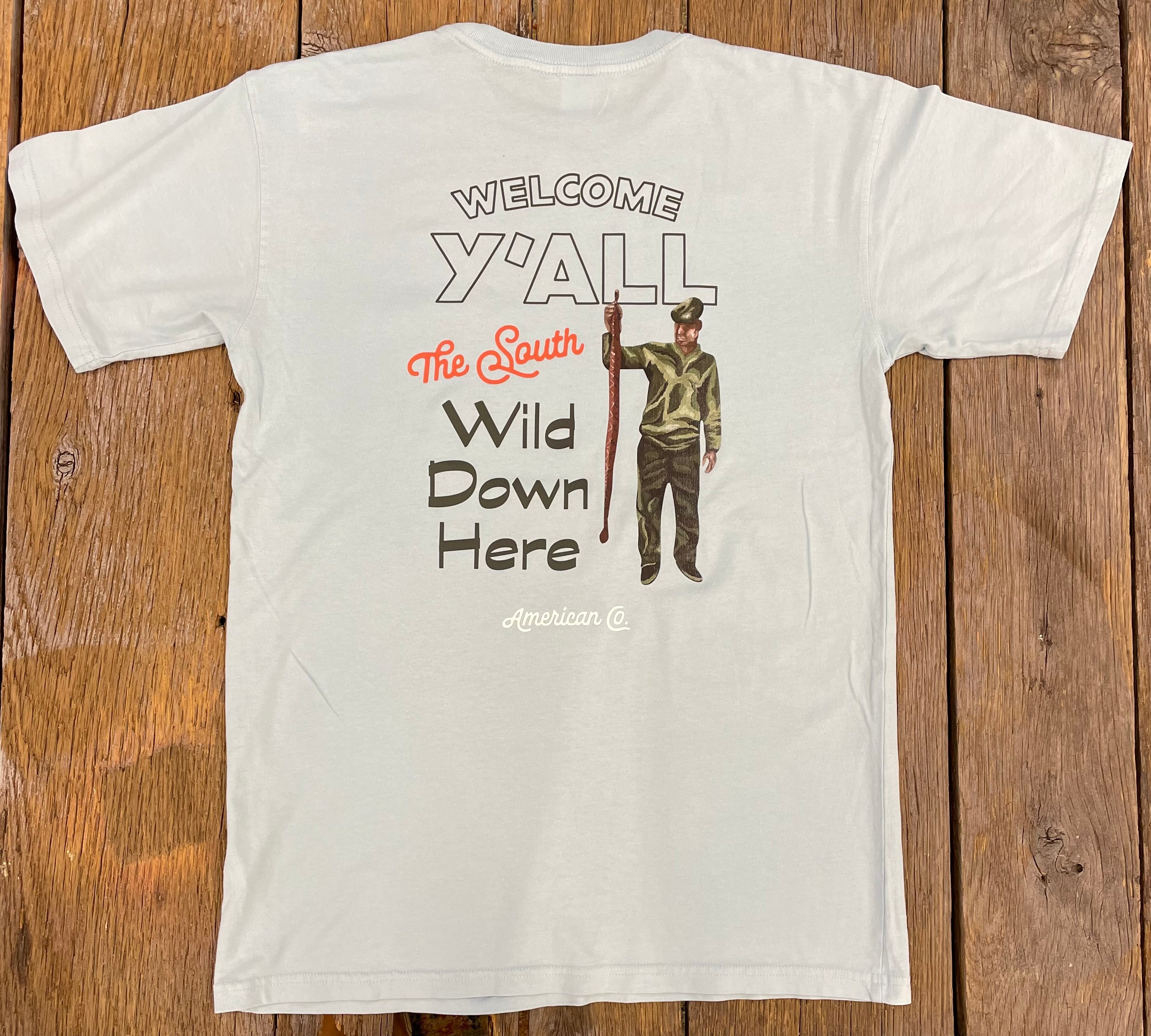 Wild Down Here Tee - Chambray