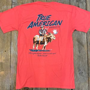 Teddy's Moose Pocket Tee - Nantucket Red