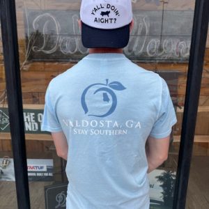 Hometown Valdosta SS Pocket Tee - Sky Blue