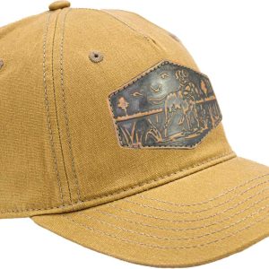 Waxed Canvas Pointer Patch Hat - Tan