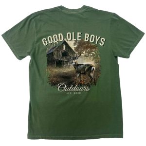 Barn Buck Tee - Moss