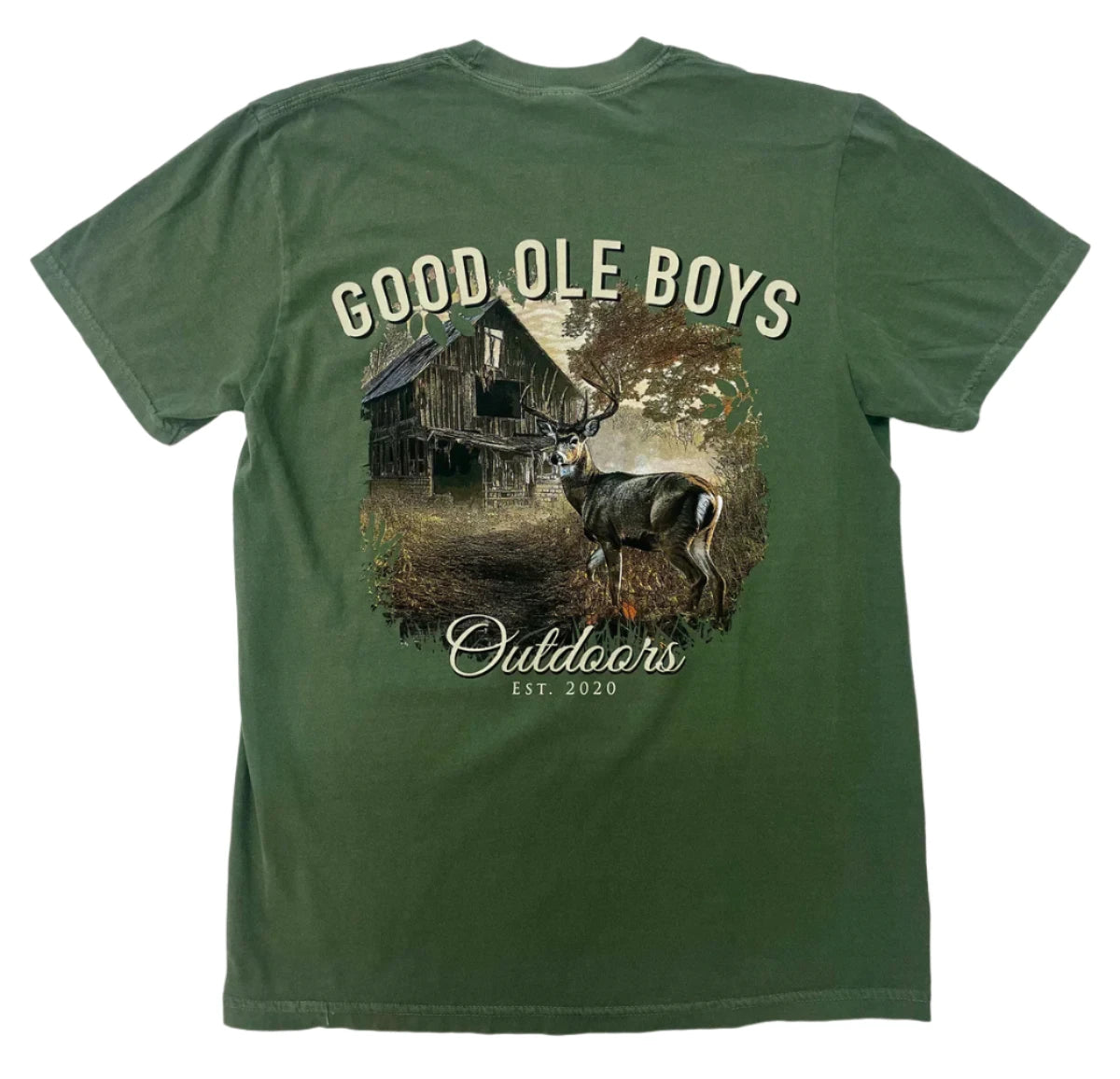 Barn Buck Tee - Moss