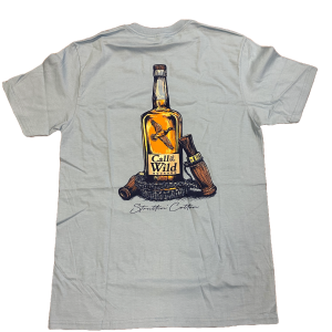 Call Of The Wild Whiskey Tee - Blue Sky