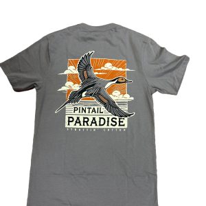 Pintail Paradise Tee - Hurricane Grey