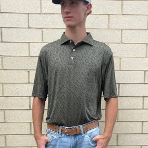 Flyline Performan Polo- Dark Olive