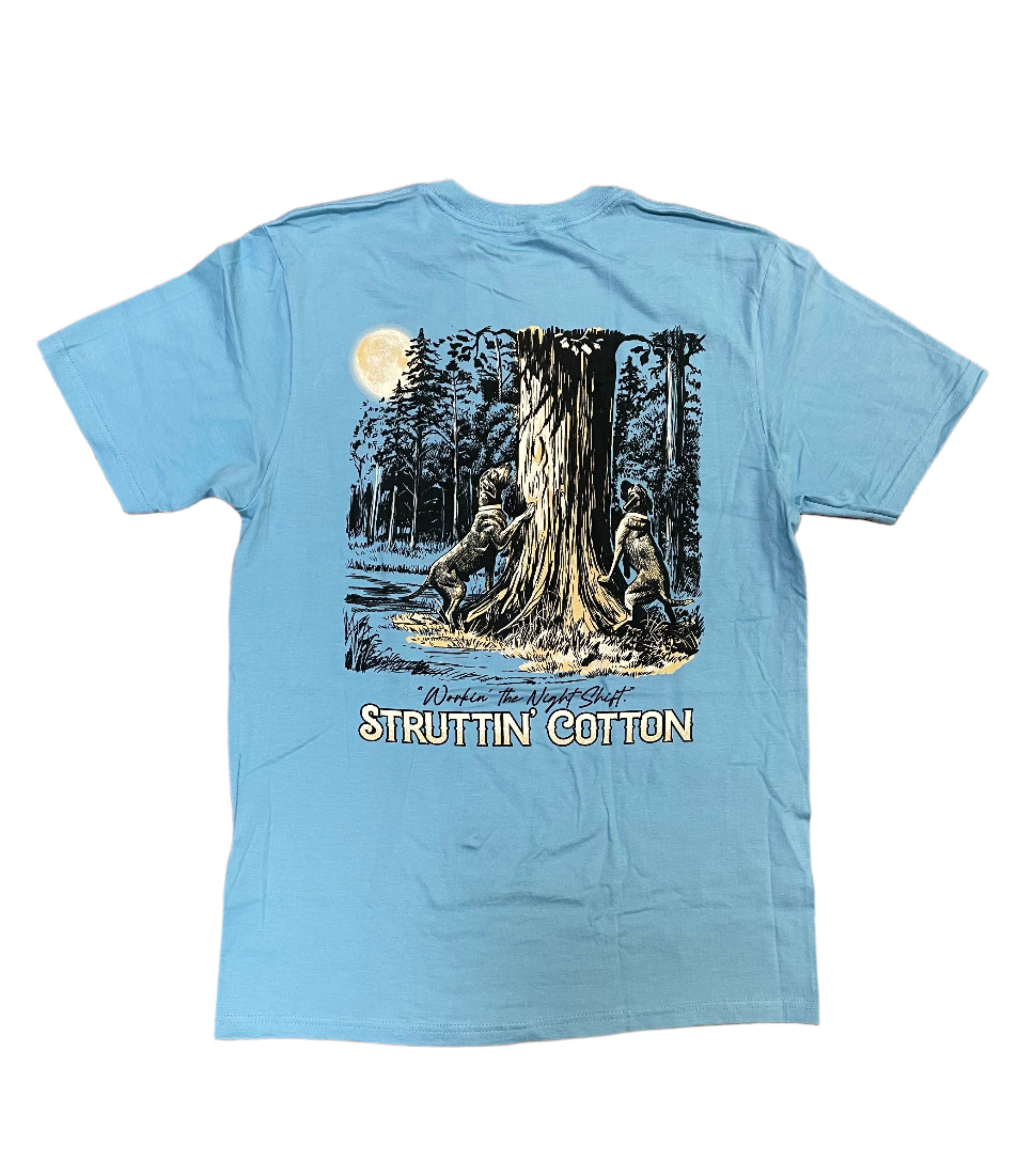 Working Nights Tee - Beachwash