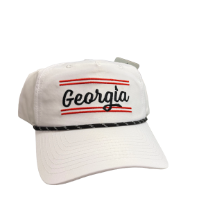 Georgia Script 2.0 5 Panel Performance Hat - White